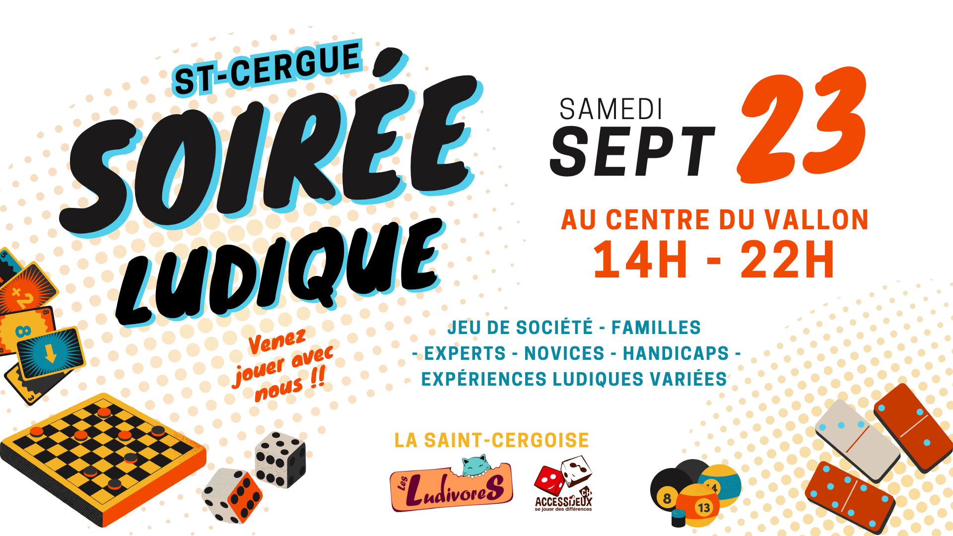 [23 Sept.] Soirée  ludique à St-Cergue